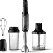 Philips ProMix Viva Handblender, 300W Blending Power, SpeedTouch, ProMix Technology, On-the-Go Tumbler, Black