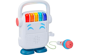 Playskool Rock n’ Roll Bot - Kids Bluetooth Speaker and Voice Changing Karaoke Microphone Toy - Ages 3 and Up