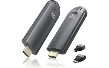 Portable Wireless HDMI Transmitter and Receiver Kit for Streaming Video and Audio to Monitor