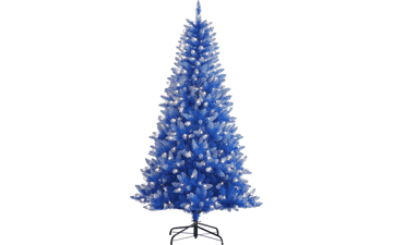 Pre-Lit 6.5' Artificial Christmas Tree with 300 Lights - Blue