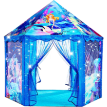 Princess Tent Toys for Girls, Large Mermaid Playhouse for Kids 2-10 Years