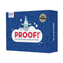 Proof! Math Game - Fast Paced Mental Math Magic - Teachers’ Choice Award Winner, Ages 9+