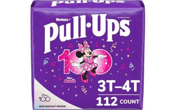 Pull-Ups Girls' Potty Training Pants, 3T-4T, 112 Count