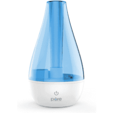 Pure Enrichment MistAire Studio Ultrasonic Cool Mist Humidifier - Compact for Small Rooms, 2 Mist Settings, Night Light, Auto Shut-Off - Offices, Nurseries, Plants