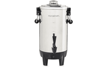 Quick-Brewing 1000-Watt Coffee Urn - Stainless Steel