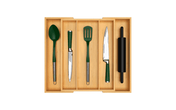 ROYAL CRAFT WOOD Bamboo Kitchen Drawer Organizer