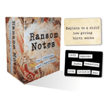 Ransom Notes Word Magnet Party Game - Fun for 3+ Players