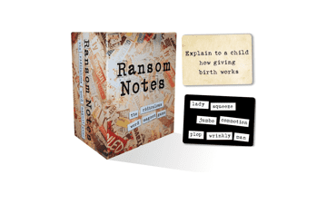 Ransom Notes Word Magnet Party Game - Fun for 3+ Players