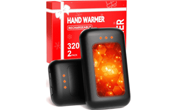 Rechargeable Hand Warmers, 2 Pack 6400mAh, 16 Hours Lasting