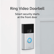 Ring Video Doorbell 1080p HD Motion Detection Satin Nickel