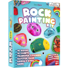 Rock Painting Kit for Kids - Arts and Crafts - Supplies for Painting Rocks