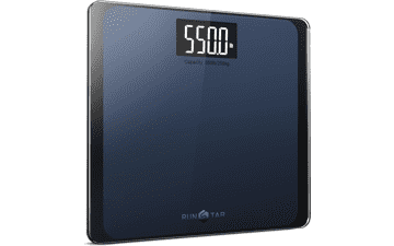 RunSTAR 550lb Bathroom Digital Scale with Ultra-Wide Platform and Large LCD Display