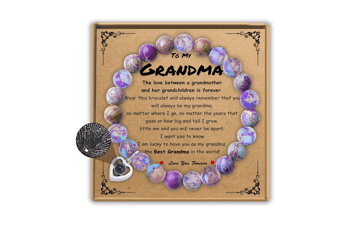 Sereney Grandma Bracelet Nana Gifts from Grandkids, Handmade Jewelry