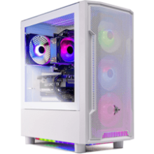 Skytech Gaming Archangel PC Desktop - Ryzen 5 7600X, RTX 4060 Ti, 1TB NVME SSD, 32GB DDR5 RAM, RGB, 600W PSU, Wi-Fi, Windows 11 Home - White