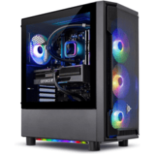 Skytech Shadow Gaming PC Desktop - AMD Ryzen 7 5700X, NVIDIA RTX 4060, 1TB NVME SSD, 16GB DDR4 RAM, Windows 11 Home