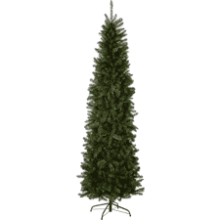 Slim Green Artificial Christmas Tree - Kingswood Fir, 6.5 Feet