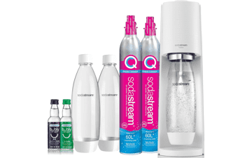 SodaStream Terra Sparkling Water Maker Bundle (White)