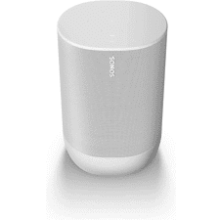 Sonos Move Battery-Powered Smart Speaker with Alexa Built-in - Lunar White