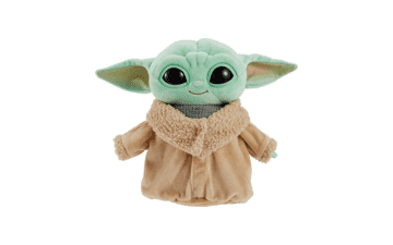 Star Wars Grogu Plush with Beskar Armor, Inspired by Mandalorian