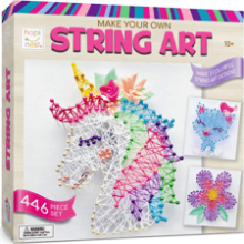 String Art Craft Kit for Tween Girls | Makes 3 Designs - Unicorn, Cat, and Flower