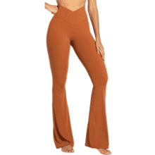 Sunzel Flare Leggings with Tummy Control, High-Waisted and Wide Leg