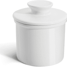 Sweese French Butter Dish - White