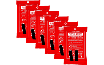 TONYKO Emergency Fire Blankets, Flame Retardant Protection for Kitchen, Fireplace, Grill, Car, Camping