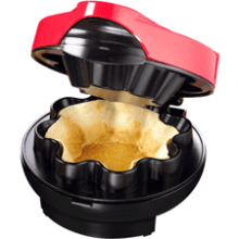 Taco Tuesday Tortilla Bowl Maker for Baked Bowls, Tostadas, Salads, Dips, and Desserts - Red