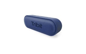 Tribit XSound Go Bluetooth Speaker - 16W Loud Sound, Rich Bass, 24H Playtime, IPX7 Waterproof, Wireless Stereo Pairing, USB-C - Blue