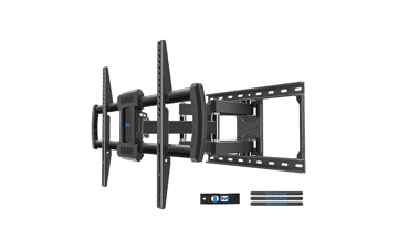 UL Listed TV Wall Mount for 42-84” TVs, Premium Ball Bearings Design, Ultra-Slim & Smooth Moving, Full Motion TV Mount with Articulating Arm, Max VESA 600x400mm and 100LBS