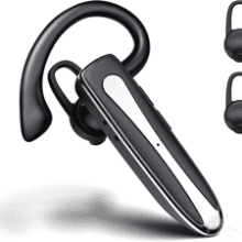 VBJZO Bluetooth Headset V5.2, Wireless Headset with Microphone, 24-Hour Talk Time