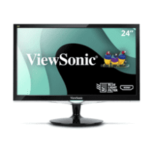 ViewSonic VX2452MH 24 Inch 2ms 1080p Gaming Monitor with HDMI DVI VGA inputs