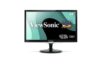 ViewSonic VX2452MH 24 Inch 2ms 1080p Gaming Monitor with HDMI DVI VGA inputs