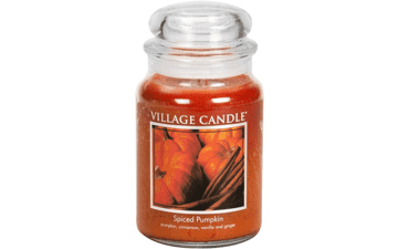 Village Candle Spiced Pumpkin Apothecary Jar Scented Candle