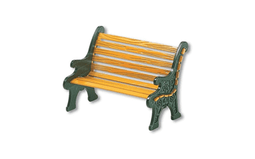 Village Wrought Iron Park Bench - Department 56