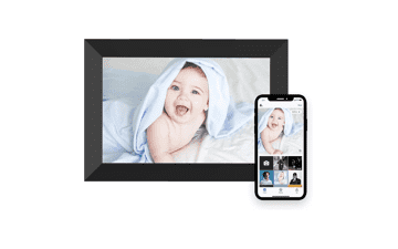 WiFi Digital Photo Frame 10.1 Inch IPS Touch Screen, Auto-Rotate Slideshow, Easy Setup for Sharing Moments Anywhere