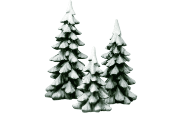 Winter Pines Accessory Figurine - Green - Department 56 Accessories for Villages