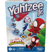 Yahtzee Jr. Marvel Spidey and His Amazing Friends Edition Board Game for Kids