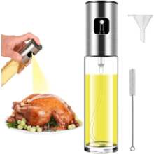 ZEREOOY Oil Sprayer for Cooking - Olive Oil Mister for Air Fryer - Vegetable Vinegar Portable Mini Kitchen Gadgets for Baking, Salad, Grilling, BBQ, Roasting