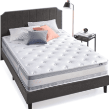 ZINUS 12 Inch Comfort Support Cooling Hybrid Quilted Mattress - Queen