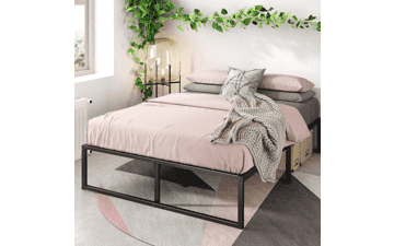 ZINUS Lorelai Metal Platform Bed Frame with Steel Slat Support - Queen