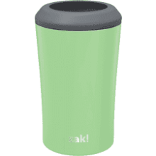 Zak Designs Stainless Steel Vacuum Insulated Can and Bottle Cooler - 12oz, Pistachio