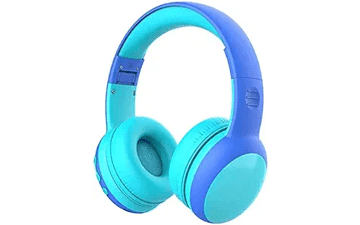 gorsun Bluetooth Kids Headphones with Microphone, 85dB Volume Limit, Blue