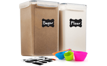 2 Pack Extra Large Airtight Food Storage Containers