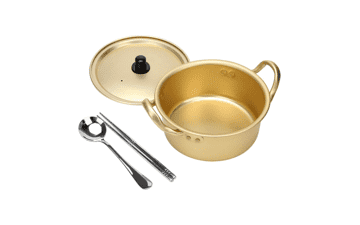 AHIER Korean Ramen Pot with Lid and Spoon