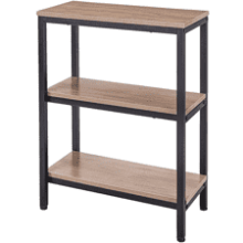 AZL1 Life Concept 3-Tier Light Oak Bookcase