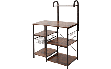 AZL1 Life Concept Vintage Kitchen Baker's Rack