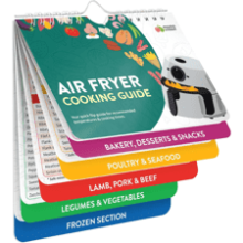 Air Fryer Magnetic Cheat Sheet Set