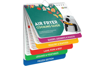 Air Fryer Magnetic Cheat Sheet Set