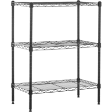 Amazon Basics 3-Shelf Narrow Adjustable Storage Shelving Unit